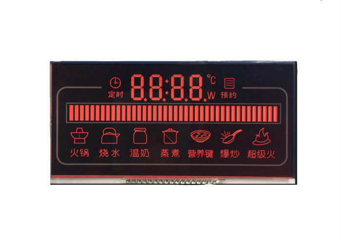 7 Segment VA โมดูลจอแสดงผล LCD ขนาดที่กำหนดเองหน้าจอ LCD ลบ Lcd Display Digit 16 Segment Lcd โมดูล