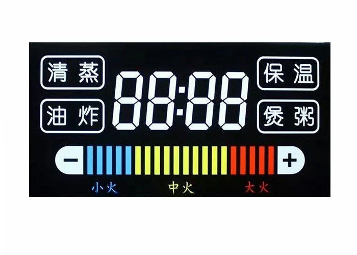 7 Segment VA โมดูลจอแสดงผล LCD ขนาดที่กำหนดเองหน้าจอ LCD ลบ Lcd Display Digit 16 Segment Lcd โมดูล