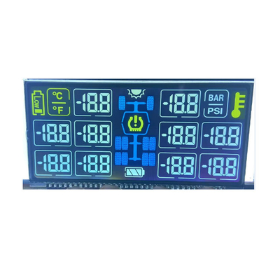 แผงขนาดที่กำหนดเองหน้าจอแอลซีดีดิจิตอลบวก, 6 หลัก 7 ส่วนจอแสดงผล Lcd