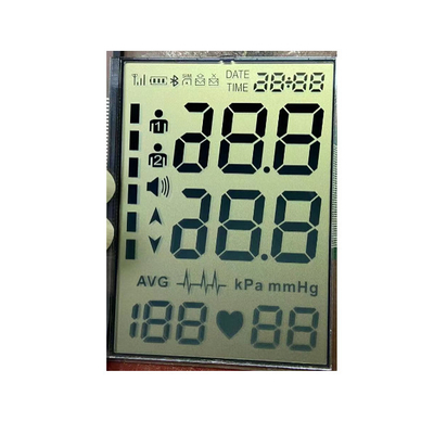 TN จอแสดงผล LCD แบบสะท้อนแสง, ขนาดที่กำหนดเอง 7 Segment LCD Display