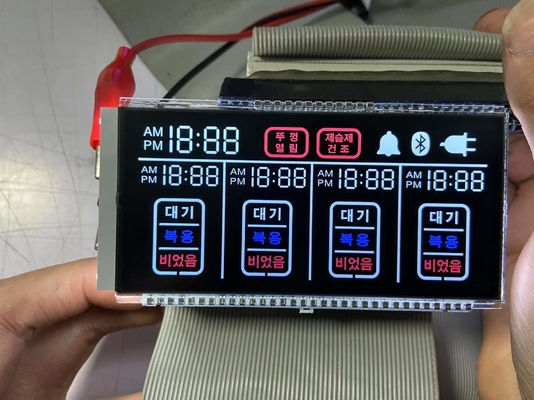 Custom Negative VA 6 O Clock LCD Display Transmissive Digit Graphic Lcd Glass Va Panel สําหรับบ้านฉลาด