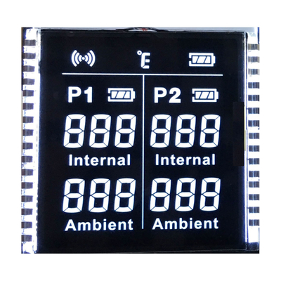 ราคาโรงงาน หน้าจอที่กําหนดเอง VA ช่อง LCD Display สี PIN ไฟหลังสีขาว สําหรับวัดอุณหภูมิอาหาร