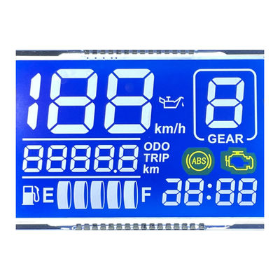 โรงงาน คุณภาพดี ปรับแต่ง Matrix HTN LCD Display โมโนโครม 7 เซ็กเมนต์ จอจอจอจอจอจอจอจอจอสําหรับเครื่องมือจักรยานยนต์