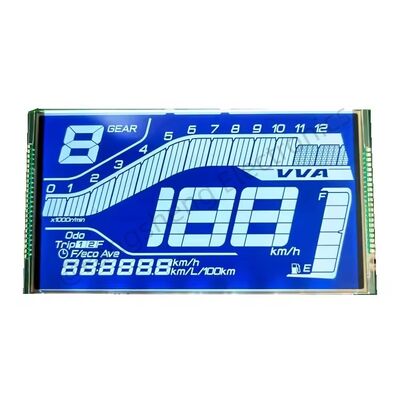 12 หลัก HTN Blue Speedometer LCD รถจักรยานยนต์จอแสดงผล Speedometer หน้าจอ Lcd สำหรับ Honda Yamaha