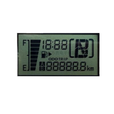 มอเตอร์ไซเคิลส่วนที่กําหนดเอง HTN จอ LCD สะดวก ดิจิตอล Speedometer LCD โมดูล Odometer Backlight