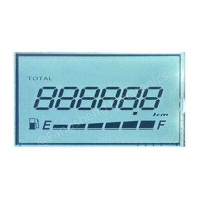 การออกแบบ LCD ขาวดำแบบกำหนดเอง หน้าจอ LCD HTN ผู้ผลิต HTN LCD จอแสดงผลแบบแบ่งส่วน LCD