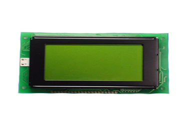 หน้าจอแสดงผล TFT LCD แบบกำหนดเองสีเหลืองสีเขียว LCM ความละเอียด 128 X 64 ลบประเภท STN สีน้ำเงิน
