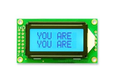 8 X 2 โหมดสีเทา STN จอแสดงผล LCD 6'Clock มุมมอง S6A0069 คอนโทรลเลอร์ ISO