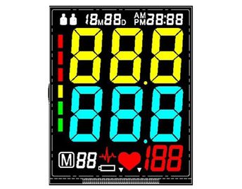 Digital 7 Segment Lcd Module, หน้าจอ Va Va โปร่งใสโมดูลสำหรับ Sphygmomanometer