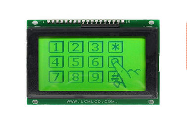 18 Pins 128 X 64 โมดูล LCD กราฟิก Stn Positive 12864 หน้าจอ TN มุมมอง