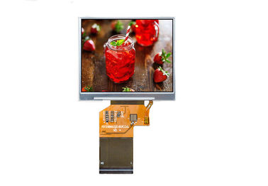 โมดูล TFT LCD ขนาด 3.5 นิ้วแนวนอนความสว่างสูงพร้อมอินเตอร์เฟส Rgb 16/18/24