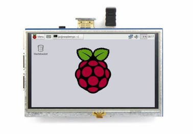 หน้าจอสัมผัส TFT TFT ราสเบอร์รี่ Pi 5.0 นิ้ว, อินเตอร์เฟส USB HDMI จอ LCD Touch Screen