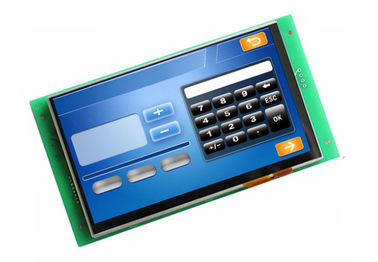 7 นิ้ว 800 * 480 Uart หน้าจอสัมผัส Capacitive ที่มีอินเตอร์เฟซ RS232 / TTL สำหรับราสเบอร์รี่ Pi