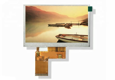 กำหนดเองโปร่งใส 4.3 TFT LCD แสดงผล 480 * 272 จุดสีหน้าจอ TFT 24 บิต