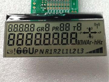 17 หลัก 7 ส่วนโมดูลจอแอลซีดีที่กำหนดเอง, ขาโลหะ Transflective จอแสดงผล Lcd Cog I2C เครื่องวัดพลังงานอนุกรม