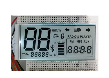 7 ส่วน HTN ขาวดำจอ LCD สำหรับเครื่องมือที่มีตัวเชื่อมต่อ Zebra