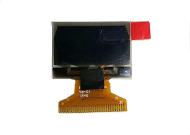 0.96 นิ้วโมดูลจอแสดงผล OLED 12,864 Dot Matrix แสดงผลพลังงานต่ำสีขาว