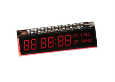 จอแสดงผล LCD แบบเซกเมนต์เจ็ดส่วนพร้อมขั้วต่อ PIN โลหะสำหรับตัวจับเวลาอิเล็กทรอนิกส์