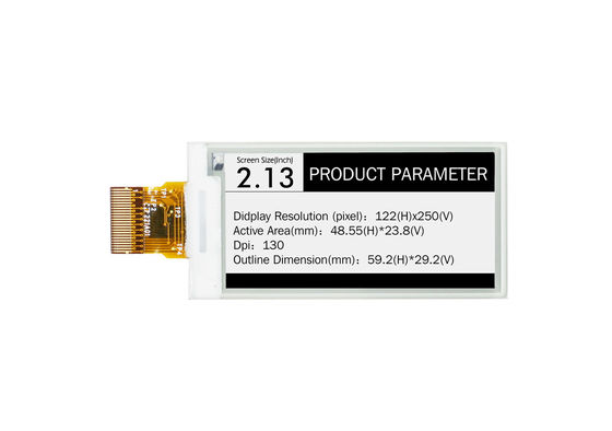 2.13″ 122RGB * 250 E Ink Display สำหรับป้ายราคาอิเล็กทรอนิกส์