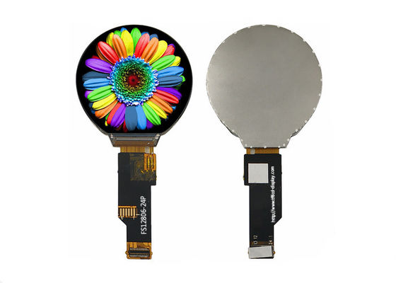 1.28 นิ้ว TFT Lcd Round Display 240 * 240 Dots LCD ขนาดเล็กพร้อมอินเทอร์เฟซ Mcu / Spi / Rgb