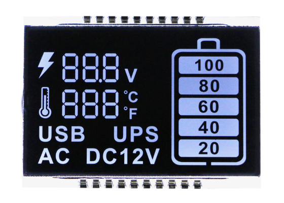 ขั้วต่อขาจอแสดงผล LCD ขาวดำขนาดที่กำหนดเอง VA จอแสดงผลขาวดำ