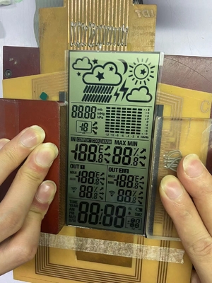 การใช้พลังงานต่ำ TN LCD Display โมดูลส่วนขนาดใหญ่สำหรับ Smart Thermostat
