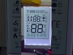หน้าโปร่ง HTN LCD Panel โมโนครอมเซ็กเมนต์ LCD Display สําหรับเทอร์โมสแตต