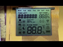OEM FSTN LCD Display โหมดบวก โมโนครอมกราฟิก มุมมอง 12 โมงสําหรับเทอร์โมสแตต
