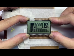 คุณภาพสูง Custom HTN LCD Display รูปทรงแปด มโนโครม 7 ภาค กราฟฟิกจอ LCD สําหรับรถยนต์